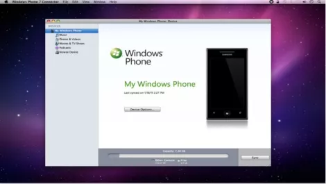 Windows Phone 7 Connector released for Mac