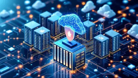 Modern telecom datacenter cloud edge ai brain shield network